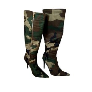 Tall Army Fatigue Boots